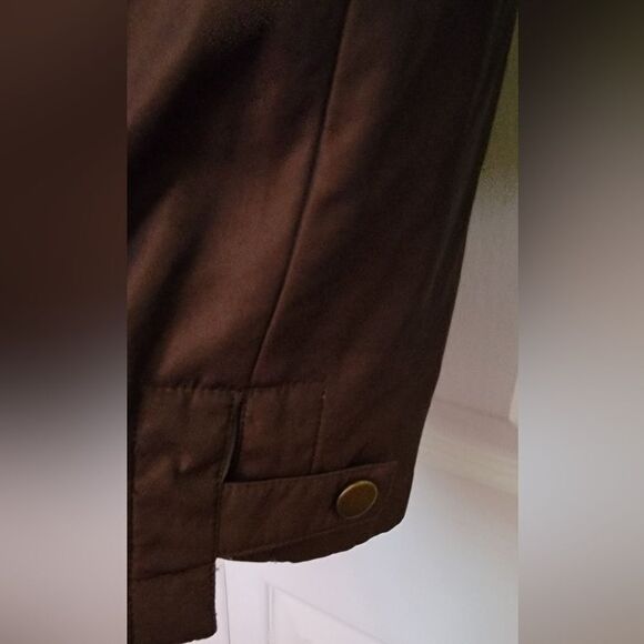 #080 Vintage Regent Park Black/Brown Winter Jacket - Picture 10 of 12